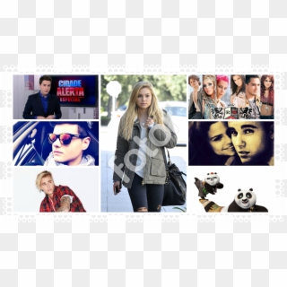 Olivia Holt, Selena Gomez And Justin Bieber - Collage, HD Png Download