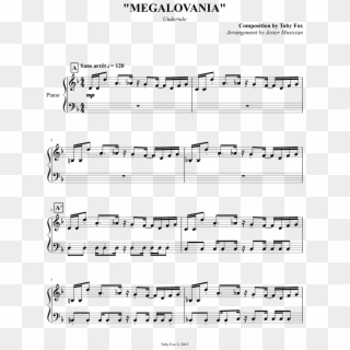 100 Megalovania Sheet Music For Piano Download Free Trumpet Undertale Sheet Music Hd Png Download 850x1100 3275060 Pngfind