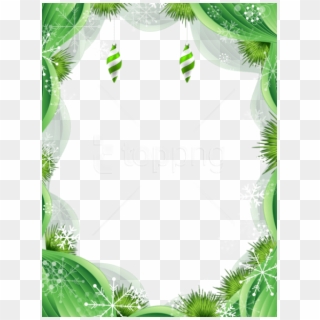 Free Png Christmas Green Frame Background Best Stock - Green Frames Png, Transparent Png