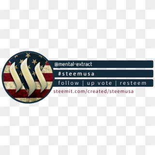 Steemusabadge - Portable Network Graphics, HD Png Download