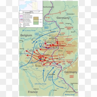 Wacht Am Rhein Map - Battle Of Imphal Maps, HD Png Download