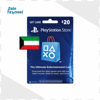 Playstation 20$ Kuwaiti - Psn Gift Card 10 Usd, HD Png Download