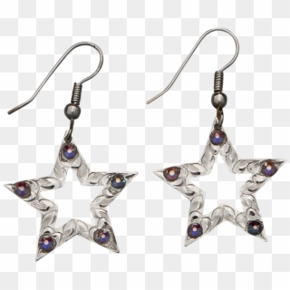 Bar V Ranch Western Bling Star Earrings At Cowgirl - Earrings, HD Png Download