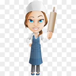 Vector Chef Woman Character - Chef, HD Png Download