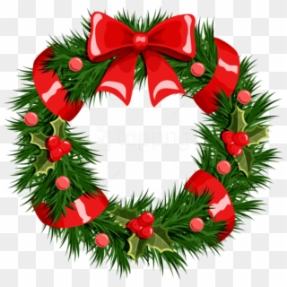 Free Png Transparent Christmas Wreath Png - Transparent Background Christmas Wreath Png, Png Download