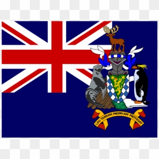 Flag Of South Georgia And The South Sandwich Islands - United Kingdom Flag, HD Png Download