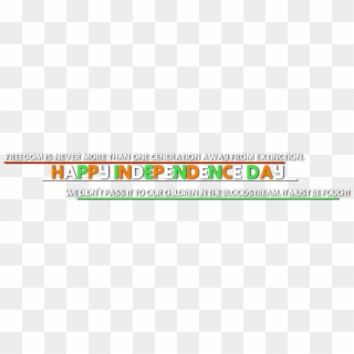 Independence Day Text Png - Colorfulness, Transparent Png
