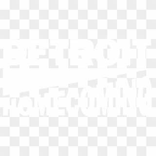 Dethomecoming Logo White Trans - Poster, HD Png Download