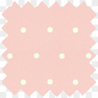 Swatch Of Pink Polka Dot Black Out - Construction Paper, HD Png Download