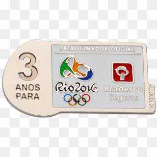 Pin Bradesco - Pin Bradesco Rio 2016, HD Png Download