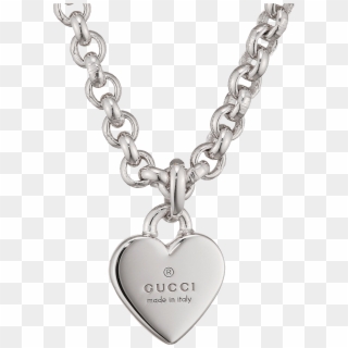 “jewellery Tip - Gucci Heart Pendant Necklace, HD Png Download