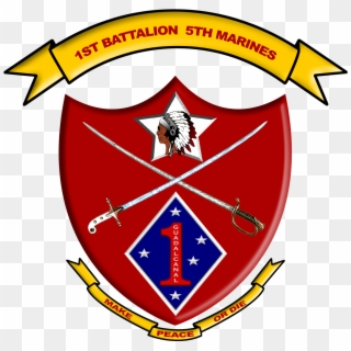 1-5 Battalion Insignia - 1st Battalion 5th Marines, HD Png Download