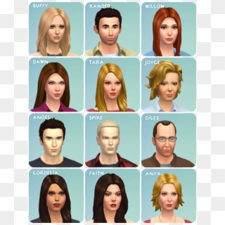 2irb1x1 - Sims 4 Buffy The Vampire Slayer, HD Png Download
