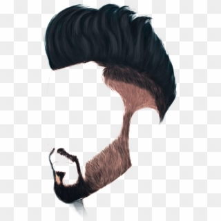 Hair & Beard Png Download From Below - Illustration, Transparent Png