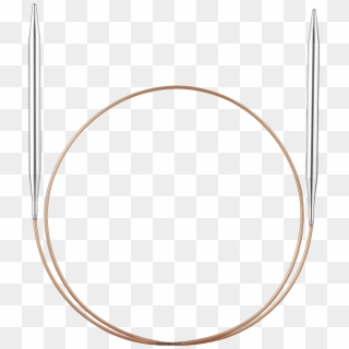 Addi Circular Knitting Needles White Bronze - Circle, HD Png Download