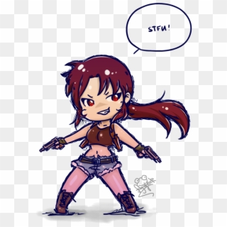 Gift Chibi Revy By Frog Of Rock Black Lagoon Anime, - Cartoon, HD Png Download