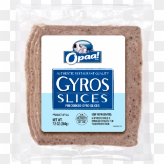 Fully Cooked And Sliced Premium Gyros Meat In A Convenient - Opaa, HD Png Download