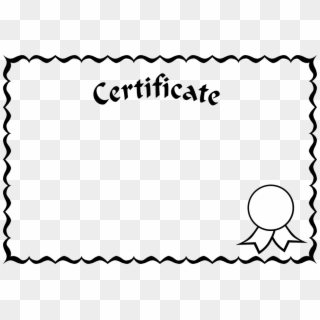 Certificate Certification Credential Document - Certificate Borders And Frames, HD Png Download