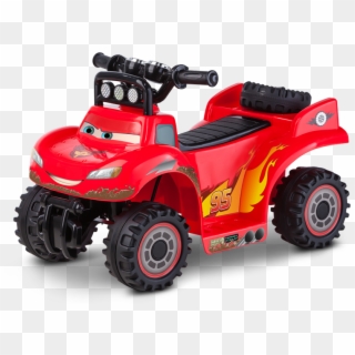 Cars Baja Mcqueen Toddler Quad - Charge Lightning Mcqueen Power Wheel, HD Png Download