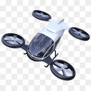 Free Png Download Flying Car With Big Rotary Wheels - Electric Motors In Aircraft, Transparent Png