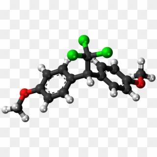 Methoxychlor Molecule Ball - 4 Fa Molecule, HD Png Download