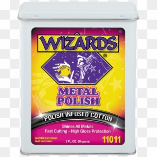 Wizards Metal Polish, Treated Cotton Strip, 3 Oz - Wax, HD Png Download