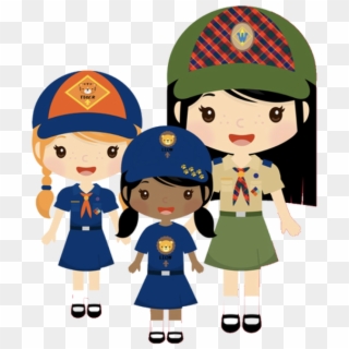 Cub Scouts Girl Pack47 - Girls In Cub Scouts Clip Art, HD Png Download
