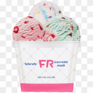 Ice Cream Mask - Feferafe Fr Ice Cream Mask, HD Png Download