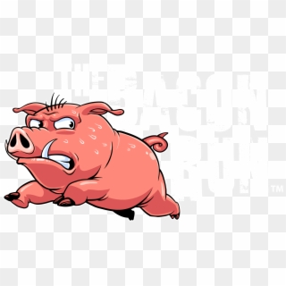 Bacon Clipart Character - Bacon Run, HD Png Download