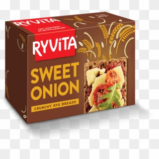 Sweet Onion Crunchy Rye Breads - Ryvita Cracked Black Pepper, HD Png Download