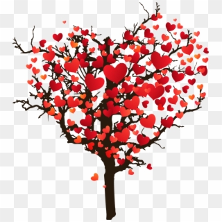 #heart #tree #valentines #heart #love #valentines #valentinesday - Valentines Day Background, HD Png Download