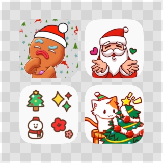 Christmas Stickers Pack 2019 4 - Cartoon, HD Png Download