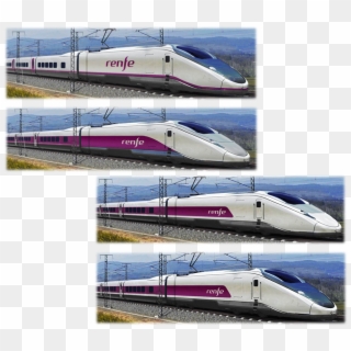 Different Livery Designs To Choose From Source - Renfe Nuevos Trenes, HD Png Download