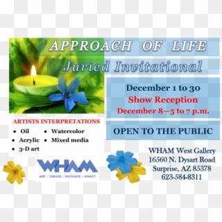 Approach Of Life Wham West Gallery Artist Call To Artists - World Cancer Day, HD Png Download