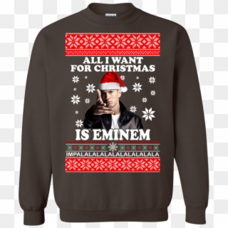 Eminem Ugly Christmas Sweaters All I Want For Christmas, HD Png Download