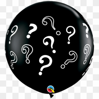 Question Marks 3' Balloon - Gender Reveal Balloon Qualatex, HD Png Download
