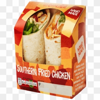 Southern Fried Chicken Wrap - Sandwich Wrap, HD Png Download