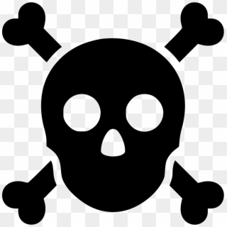 Poison Skull Png - Free Crossbones Svg, Transparent Png
