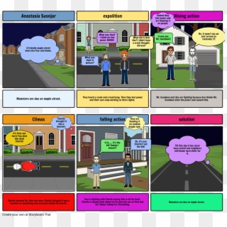Maple Street - Cartoon, HD Png Download
