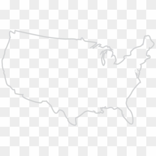 Us Map Background Yelom Myphonecompany Co Usa Outline - Sketch, HD Png Download