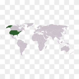 World Map Usa File United States Png Wikimedia Commons - Usa In The World Map, Transparent Png