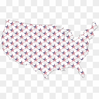 This Free Icons Png Design Of Usa Map Star Pattern, Transparent Png
