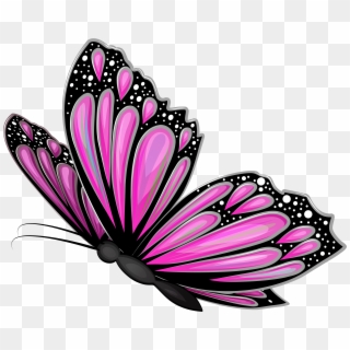 Free Png Download Pink Butterfly Transparent Clipart - Pink Butterfly Transparent, Png Download