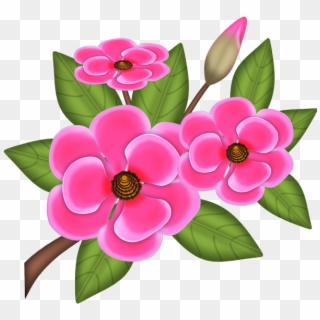 Flor Pink Png - Arranjo De Flores Desenho Png, Transparent Png