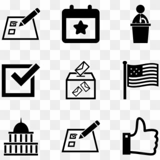 Election Icons - Political Icons, HD Png Download