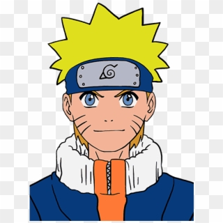 Anime Clipart Naruto Face - Draw Naruto, HD Png Download