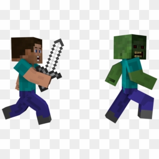 Minecraft Zombie Png, Transparent Png