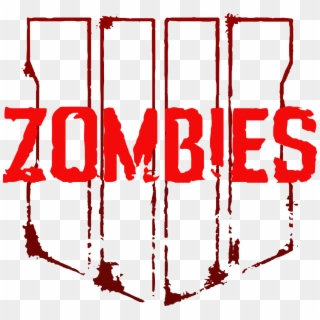 High Res Bo4 Zombies Logo As Well As Blood Of The Dead - Bo4 Zombies Logo Png, Transparent Png