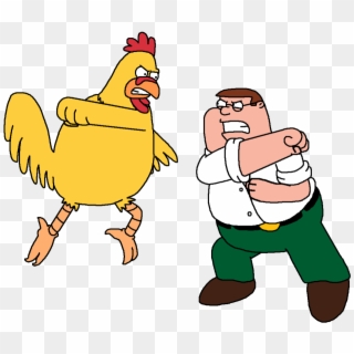 Peter Griffin Vs Ernie The Giant Chicken By Mighty - Peter Griffin Png, Transparent Png