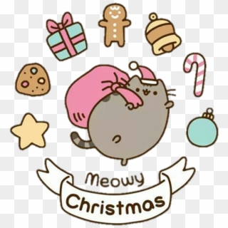 Pusheen Cat Drawing Easy Christmas , Png Download, Transparent Png
